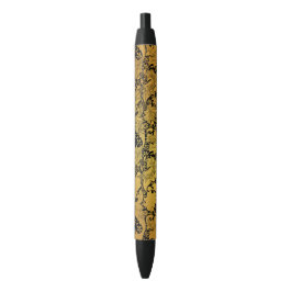 Orientale Blume Golden Floral Kugelschreiber
