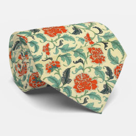 Orientale Inspirierte Blumenmuster Männer Krawatte