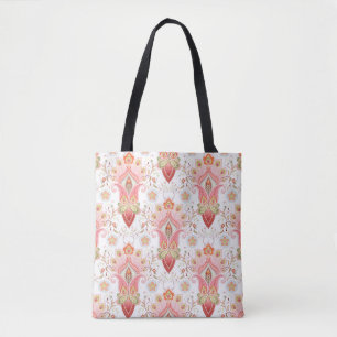 Orientaler Flair: Damask Peacock Paisley Tasche