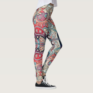 Orientales Aquarellmuster II + Ihre Ideen Leggings