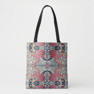Orientales Aquarellmuster II + Ihre Ideen Tasche