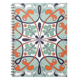 Orientales marokkanisches Fliesendesign Notizblock