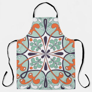 Orientales marokkanisches Fliesendesign Schürze
