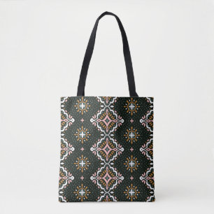 Orientales Vintages Damastmuster. Talavera Töpfere Tasche