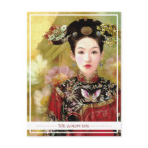 Orientalisch-Chinesische Dame mit schönem Portrait