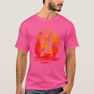 Orientalisch-chinesische Drachen asiatischer Drach T-Shirt
