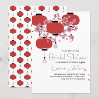 Orientalisch-Chinesisches Lamp Sakura Bridal