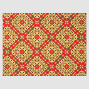 Orientalisch farbiges Mosaikmuster Seidenpapier