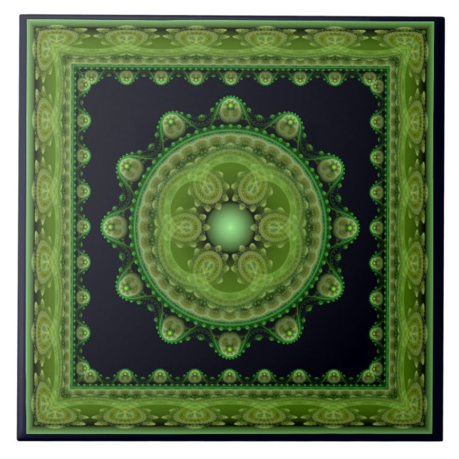 Orientalisch-heilige Ornament Fliese (Vorderseite)