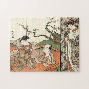 Orientalisch-japanische geisha maiko ukiyo e art