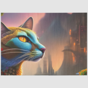 Orientalisch-Kalico-Wildkatze, Dystopisch Seidenpapier