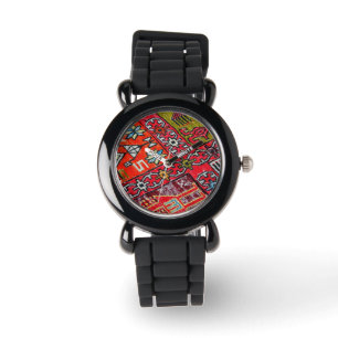 Orientalisch Persisch, türkisches Muster, Teppich Armbanduhr