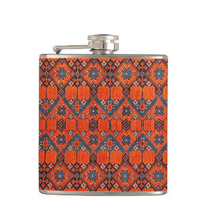 Orientalisch Persisch Türkisches Muster, Teppich Flachmann