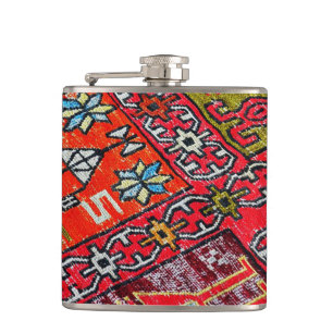 Orientalisch Persisch, türkisches Muster, Teppich Flachmann