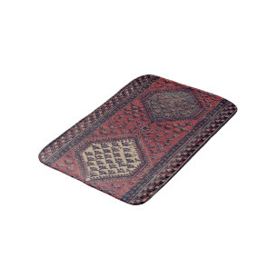 Orientalisch rotes Runner Muster Nr. 2 Badematte
