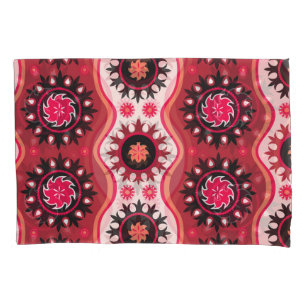 Orientalisch Traditionell: Nahtloses Ornament-Desi Kissenbezug