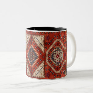 Orientalisch Türkischer Persischer Teppich Rot Zweifarbige Tasse