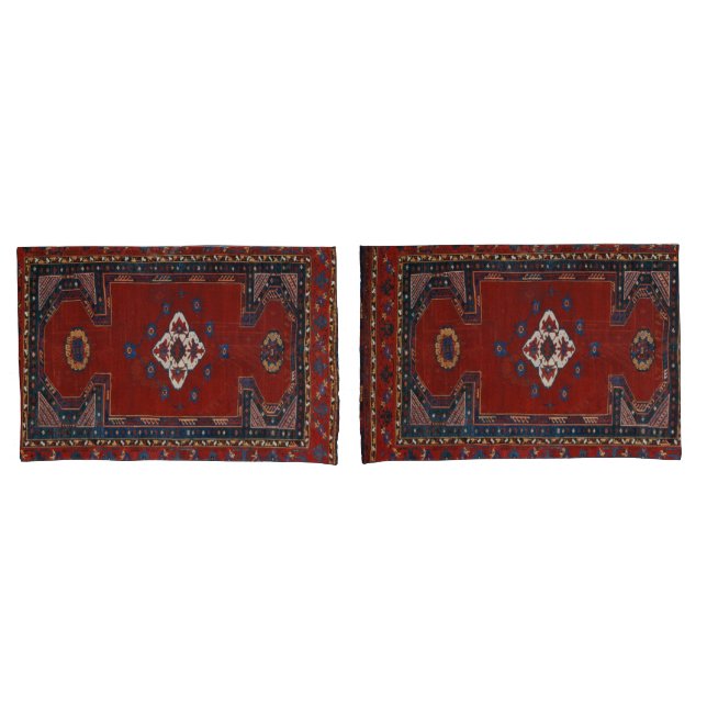 Orientalisch türkischer Teppich Rug Rot Kissenbezug (Vorderseite-Set)