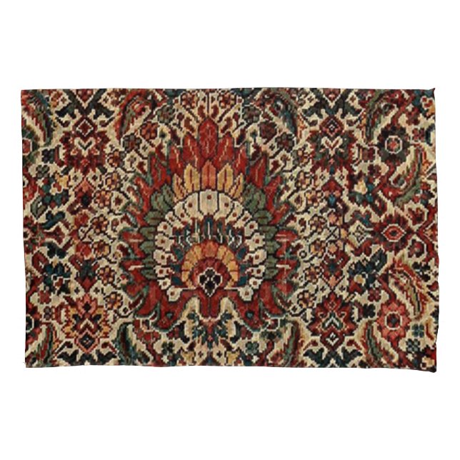 Orientalisch türkischer Teppichboden Rug Kissenbezug (Vorderseite-Links)