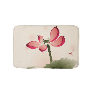 Orientalische Art Lotus Badematte