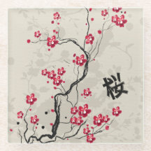 Orientalische Art Sakura Cherry Blossom Art