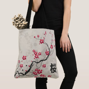 Orientalische Art Sakura Cherry Blossom Art Tasche