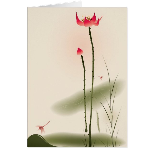 Orientalische Artmalerei, hohes Lotus (Vorne)