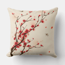 Orientalische Artmalerei, Pflaumenblüte im Kissen