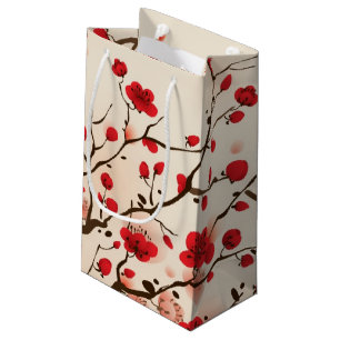 Orientalische Artmalerei, Pflaumenblüte im Kleine Geschenktüte