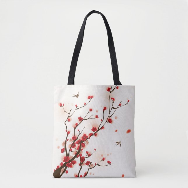Orientalische Artmalerei, Pflaumenblüte im Tasche (Vorderseite)