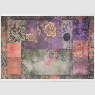 Orientalische Ästhetik Chinoiserie Patchwork Muste Seidenpapier