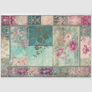 Orientalische Ästhetik Eklektische Patchwork-Muste Seidenpapier