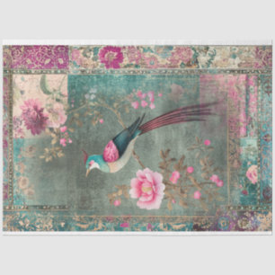 Orientalische Ästhetik Pheasant Bird Eclectic Patt Seidenpapier