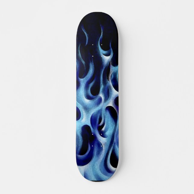 Orientalische blaue Skate-Plattform Skateboard (Vorne)