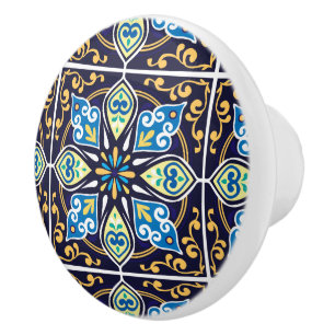 💙 💛 orientalische Fliesen, Azulejos Keramikknauf