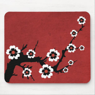 Orientalische Kirschblüte, Kirschblüten Mousepad