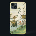 Orientalische Kräne durch das Wasser title_seo2<br><div class="desc">Diese Malerei vom Visions-Studio würde für eine Vogelsammlung vervollkommnen. Dieser zeitgenössische Kunstdruck der weißen Kräne mit den schwarzen und braunen Flügeln ist für einen Orientalischkunst Fan perfekt und die Details fügen Charakter jedem möglichem Zazzle Produkt hinzu.</div>