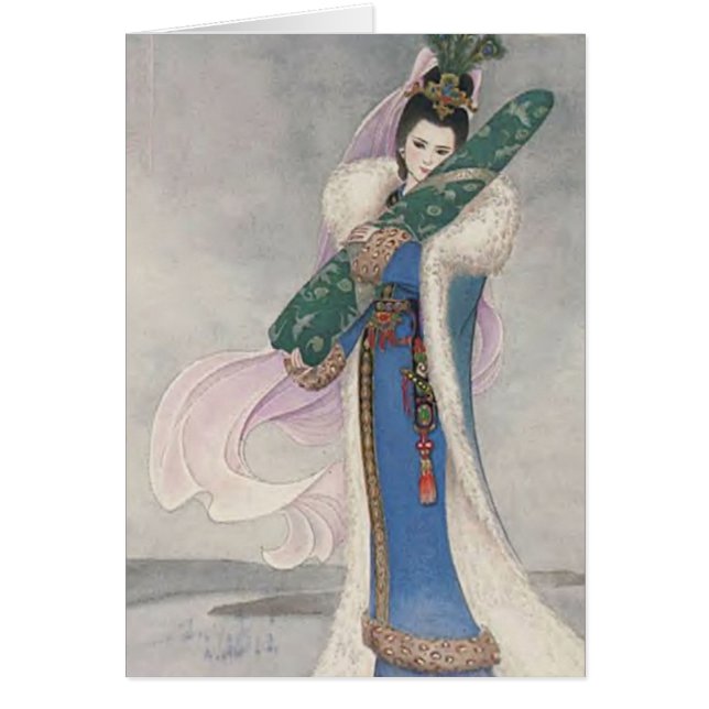 Orientalische Kunst-Karte 6 (Vorne)