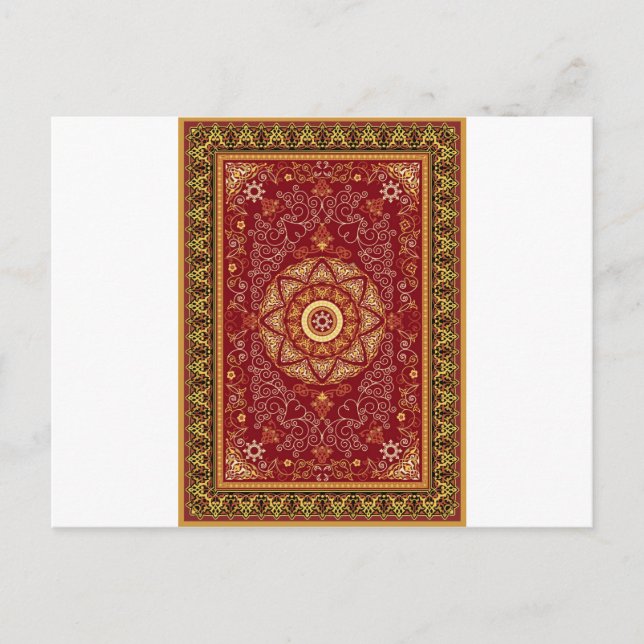 Orientalische Kunst Postkarte (Vorderseite)