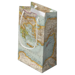 Orientalische Mittelmeerkarte Kleine Geschenktüte
