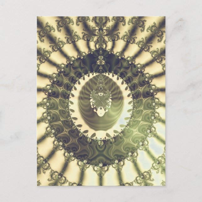 Orientalische Sonne Postkarte (Vorderseite)