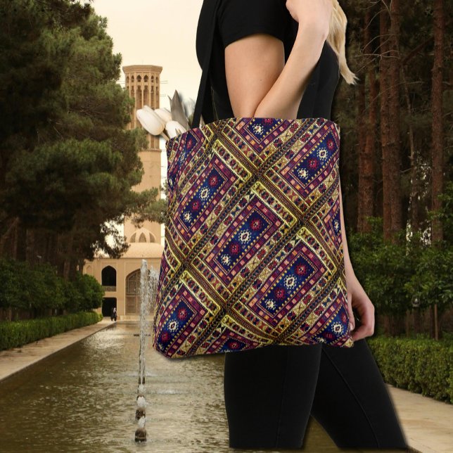 Orientalische Teppichmotive in Herbstfarben Tasche (Von Creator hochgeladen)