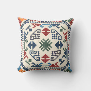 Orientalische traditionelle türkische Kilim-Muster Kissen
