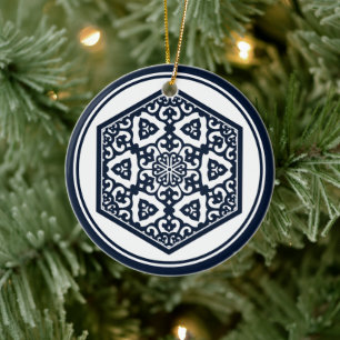 Orientalische türkische Blaue Weiß Osmanische Durc Keramik Ornament