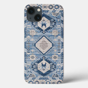 Orientalischer Antiker Blauer Kilim-Teppich Case-Mate iPhone Hülle