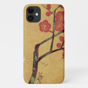 Orientalischer Blumenhandfan Vintag Case-Mate iPhone Hülle