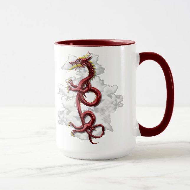Orientalischer Drache Tasse (Rechts)
