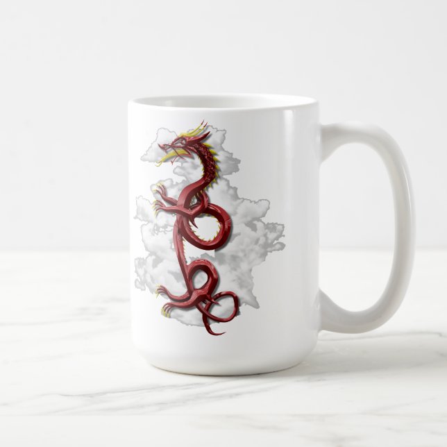 Orientalischer Drache Tasse (Rechts)