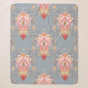 Orientalischer Hintergrund mit Pisley-Blume Sherpadecke
