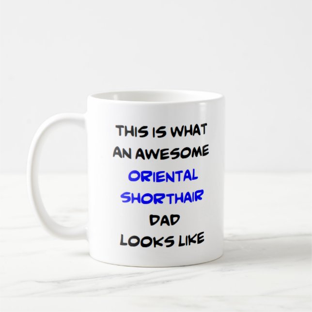 Orientalischer Kurzhaar, phantastisch Kaffeetasse (Links)